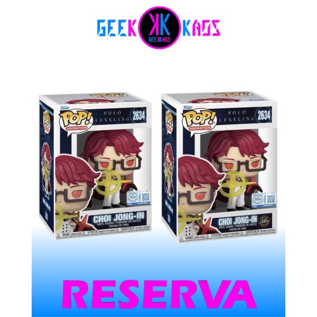 FUNKO POP! - SOLO LEVELING - CHOI JONG-IN 2634 (SE) (BUNDLE)
