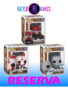 3-PACK - FUNKO POP! BINDING OF ISAAC - JUDAS 1337, THE FORGOTTEN 1338, LILITH WITH INCUBUS 1339
