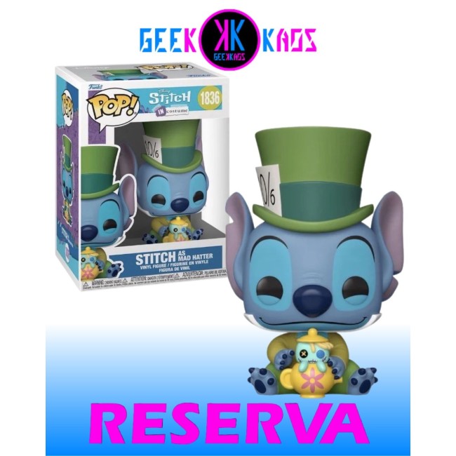 FUNKO POP! - STITCH IN COSTUME - STITCH AS MAD HATTER 1836