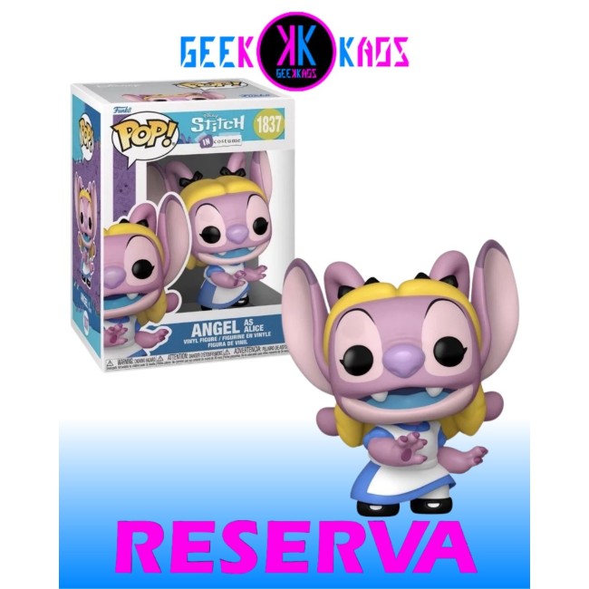 FUNKO POP! - STITCH IN COSTUME - ANGEL AS ALICE 1837