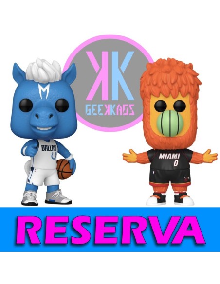 2-PACK - NBA MASCOTS - CHAMP 08, BURNIE 09