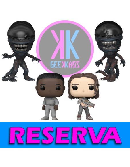 4-PACK - ALIEN ROMULUS - RAIN 1614, ANDY 1615, XENOMORPH 1616, SCORCHED XENOMORPH 1617
