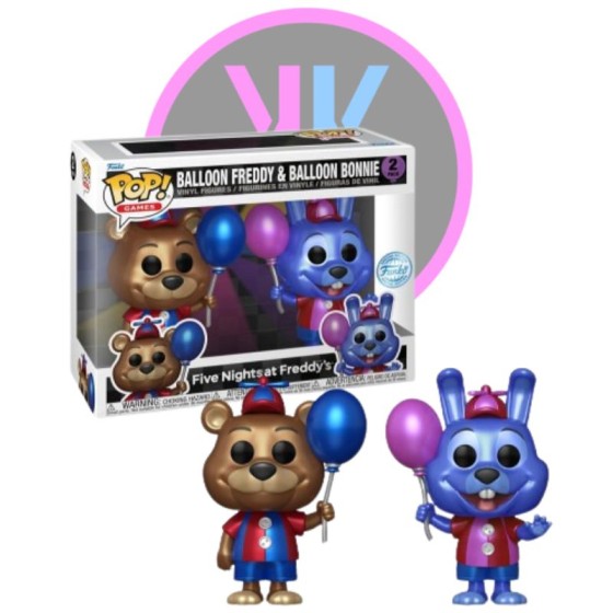 FUNKO POP - BALLON FREDDY & BALLON BONNIE (SE) (2-PACK)