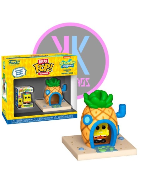 BITTY POP! TOWN - BOB ESPONJA - SPONGE BOB & PINEAPPLE HOUSE