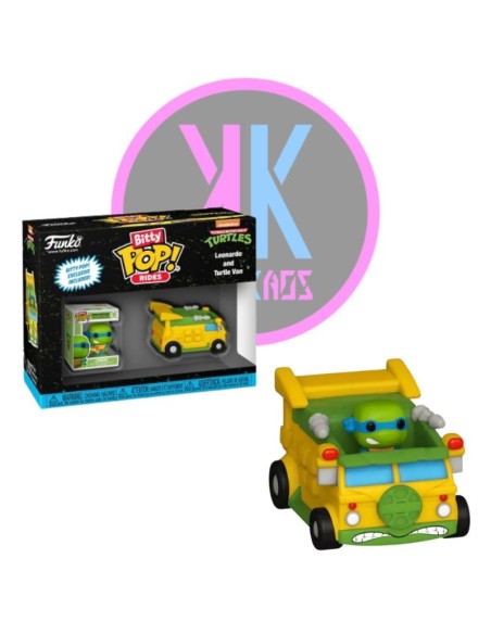 BITTY POP! RIDE - TEENAGE NINJA TURTLES - LEONARDO AND TURTLE VAN