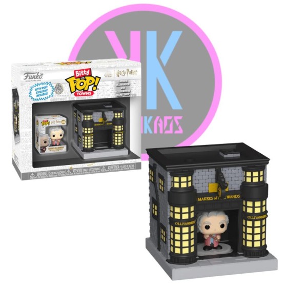 BITTY POP! TOWN - HARRY POTTER - GARRICK OLLIVANDER & OLLIVANDERS WAND SHOP