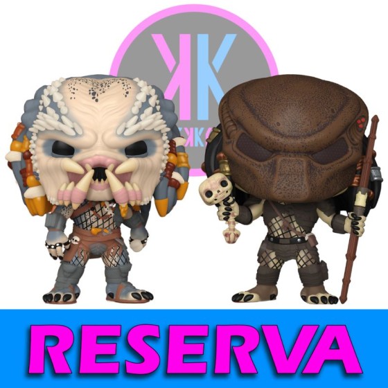 2-PACK - FUNKO POP PLUS PREDATOR 2 - ELDER GREYBACK 1750, CITY HUNTER 1751