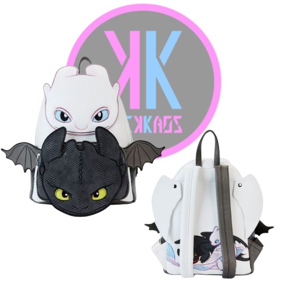 MINI MOCHILA - HOW TO TRAIN YOUR DRAGON - FURIES - LOUNGEFLY