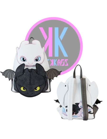 MINI MOCHILA - HOW TO TRAIN YOUR DRAGON - FURIES - LOUNGEFLY MINI MOCHILA - HOW TO TRAIN YOUR DRAGON - FURIES - LOUNGEFLY