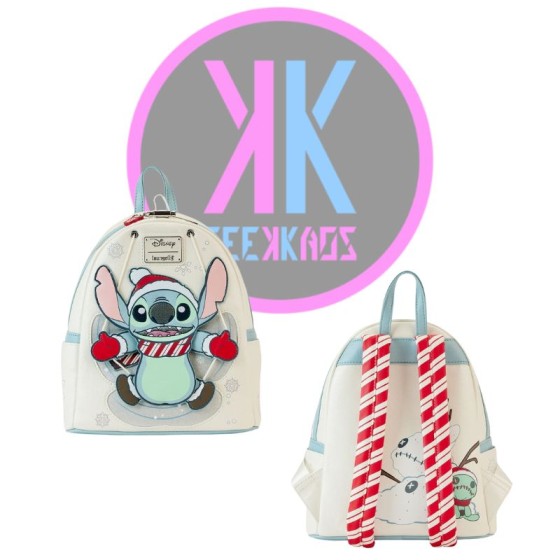 MINI MOCHILA - LILO & STITCH - STITCH SNOW ANGEL - LOUNGEFLY