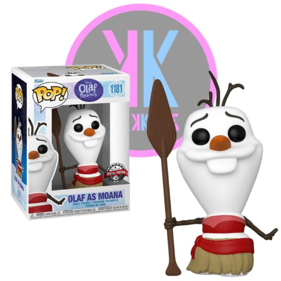 FUNKO POP - OLAF PRESENTS - OLAF AS MOANA 1181 (AMAZON EXCLUSIVE)