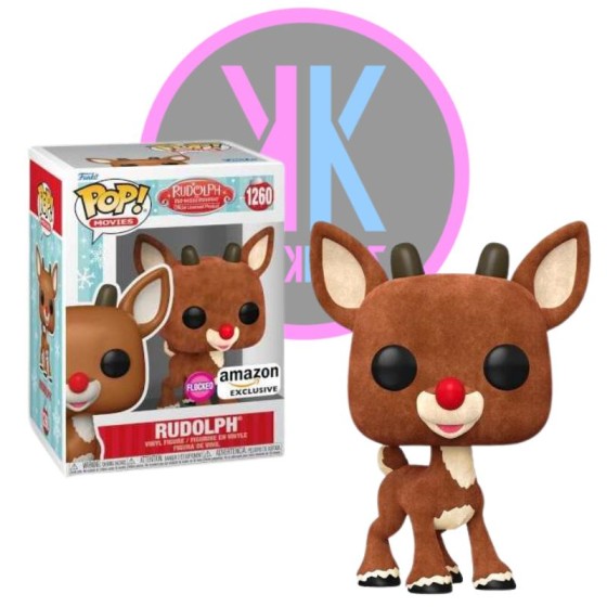 FUNKO POP - RUDOLPH - RUDOLPH 1260 (AMAZON EXCLUSIVE) (FLOCKED)