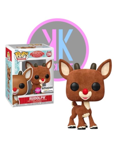 FUNKO POP - RUDOLPH - RUDOLPH 1260 (AMAZON EXCLUSIVE) (FLOCKED)