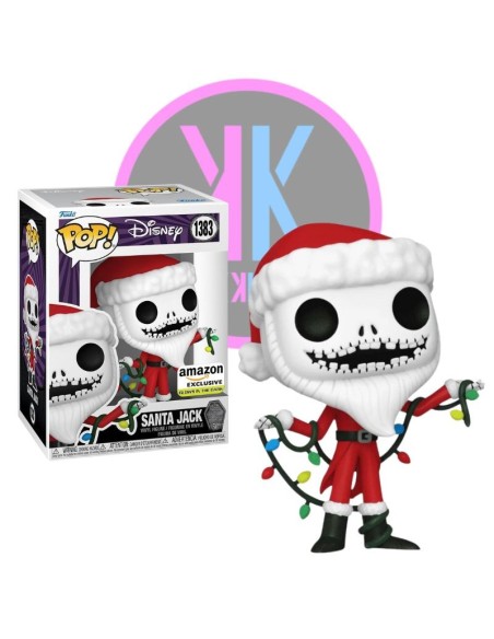 FUNKO POP - DISNEY - SANTA JACK 1383 (AMAZON EXCLUSIVE) (GITD)
