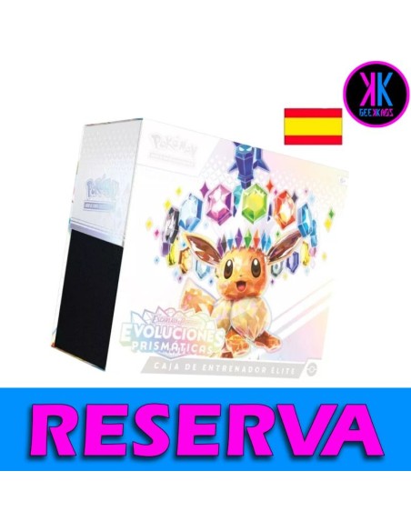 POKEMON TCG - CAJA DE ELITE ENTRENADOR EVOLUCIONES PRISMATICAS - ETB ESPAÑOL