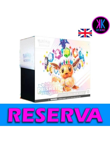 POKEMON TCG - CAJA DE ELITE ENTRENADOR EVOLUCIONES PRISMATICAS - ETB INGLES