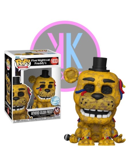 FUNKO POP - FIVE NIGHTS AT FREDDY´S - WITHERED GOLDEN FREDDY 1033 (SE)