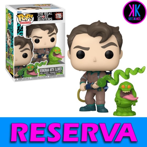 FUNKO POP! - THE REAL GHOST BUSTERS - VENKMAN WITH SLIMER 1785