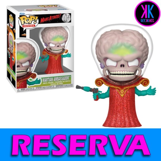 FUNKO POP - MARS ATTACKS! - MARTIAN AMBASSADOR 1874