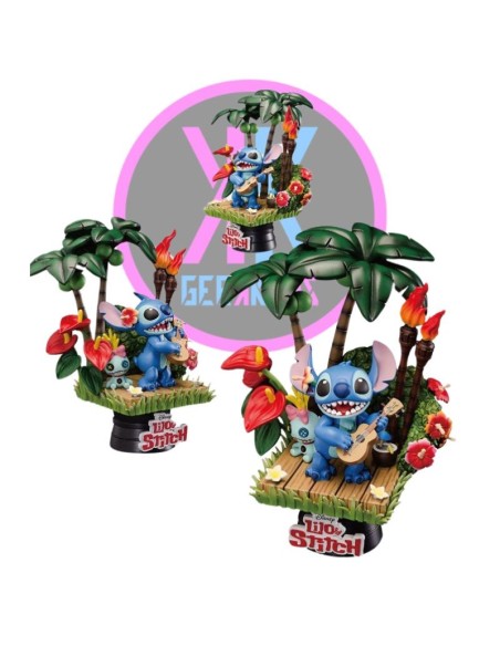 FIGURA - DISNEY DIORAMA STITCH 004 (14cm) - D-STAGE