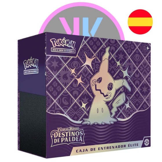 POKEMON TCG - CAJA DE ELITE ENTRENADOR DESTINOS DE PALDEA - ETB ESPAÑOL