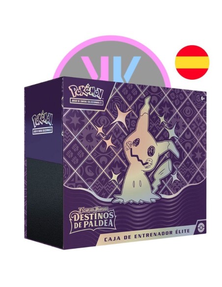 POKEMON TCG - CAJA DE ELITE ENTRENADOR DESTINOS DE PALDEA - ETB ESPAÑOL