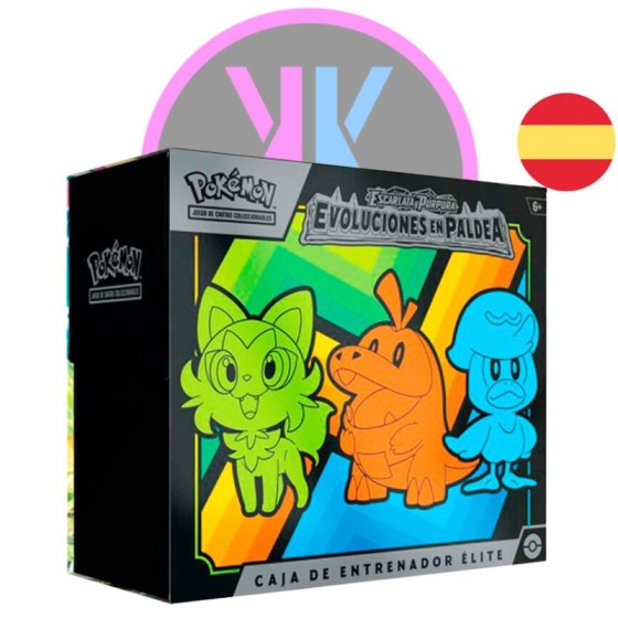 POKEMON TCG - CAJA DE ELITE ENTRENADOR EVOLUCIONES DE PALDEA - ETB ESPAÑOL