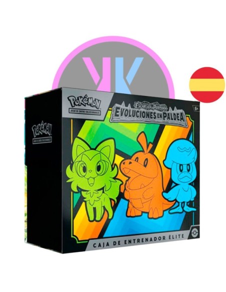 POKEMON TCG - CAJA DE ELITE ENTRENADOR EVOLUCIONES DE PALDEA - ETB ESPAÑOL