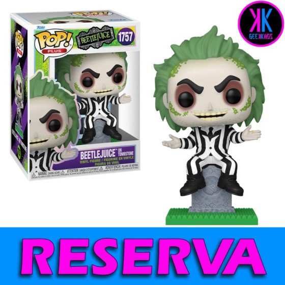 FUNKO POP! PLUS - BEETLEJUICE - BEETLEJUICE ON TOMBSTONE 1757