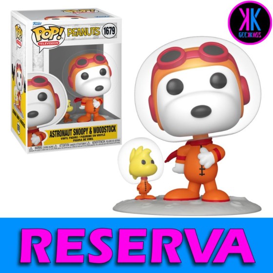 FUNKO POP! - PEANUTS - ASTRONAUT SNOOPY & WOODSTOCK 1679