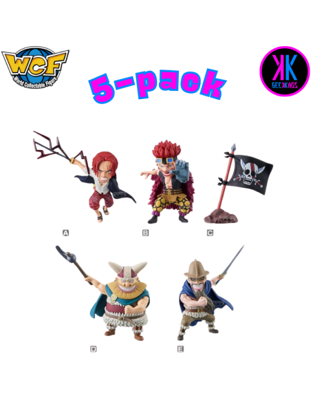 5-PACK WCF ONE PIECE - RED HAIR PIRATES VOL.1