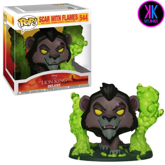 FUNKO POP - THE LION KING - SCAR WITH FLAMES 544