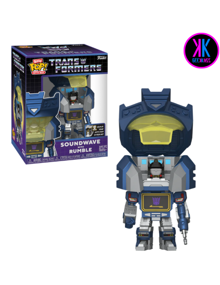 BITTY POP! BITTY BOT - TRANSFORMERS - SOUNDWAVE WITH RUMBLE