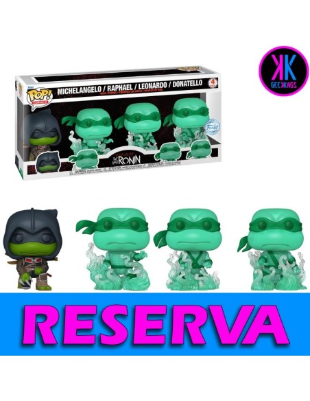 FUNKO POP! - THE LAST RONIN - MICHELANGELO/RAPHAEL/LEONARDO/DONATELLO 4-PACK