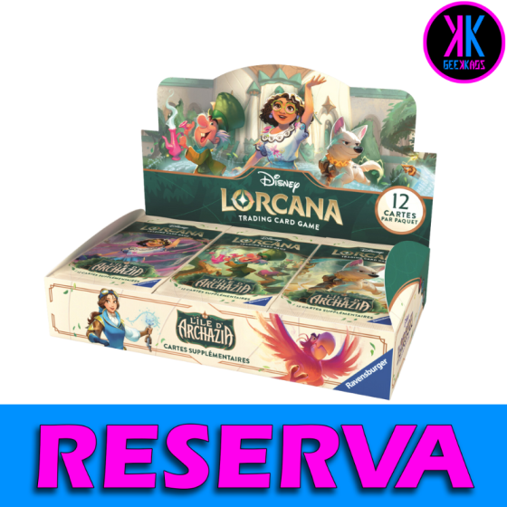 TCG DISNEY LORCANA CHAPTER 7 - ARCHAZIA’S ISLAND - BOOSTER 24 SOBRES - INGLES