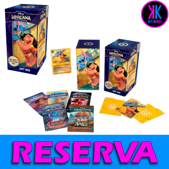 DISNEY LORCANA CHAPTER 7 - ARCHAZIA - GIFT SET LILO - INGLES