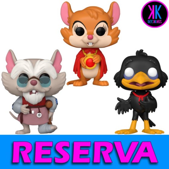 3-PACK - FUNKO POP! THE SECRET OF NIMH - JEREMY 1317, MRS. BRISBY 1319, MR. AGES 1320