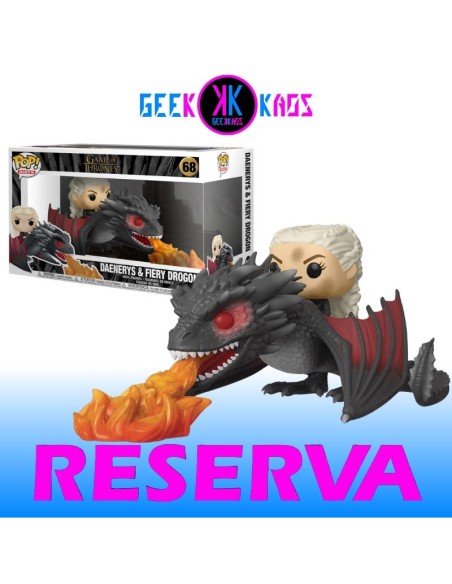 FUNKO POP! RIDES - GAME OF THRONES - DAENERYS & FIERY DROGON 68