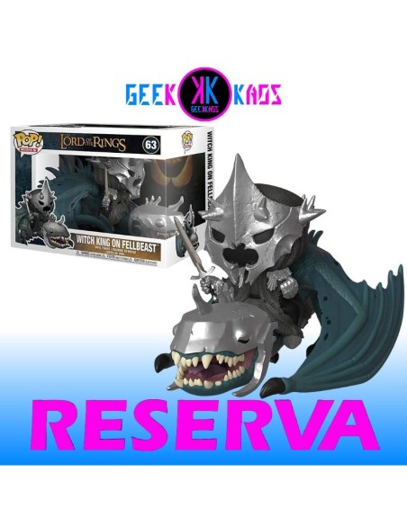 FUNKO POP! - THE LORD OF THE RINGS - WITCH KING ON FELLBEAST 63