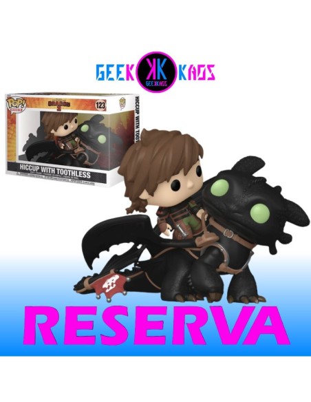 FUNKO POP! RIDES - HOW TO TRAIN YOUR DRAGON - HICCUP WITH TOOTHLESS 123