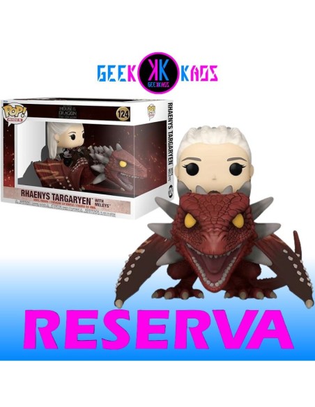 FUNKO POP! RIDES - HOUSE OF THE DRAGON - RHAENYS TARGARYEN WITH MELEYS 124