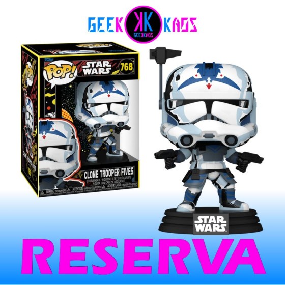 FUNKO POP! - STAR WARS - CLONE TROOPER FIVES 768