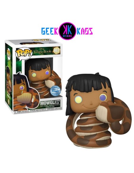 FUNKO POP! - THE JUNGLE BOOK - MOWGLI WITH KAA 987 (SE)
