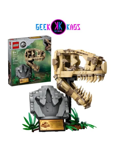 LEGO - JURASSIC WORLD - FOSILES DE DINOSAURIO: CRANEO DE T.REX - 577 PCS