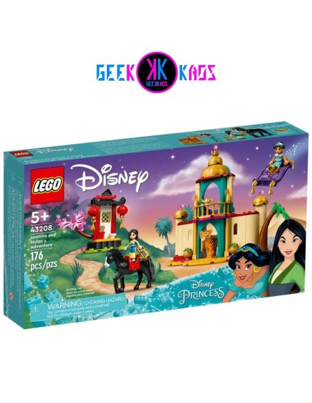 LEGO - DISNEY - AVENTURA DE JASMINE Y MULAN - 176PCS - 43208
