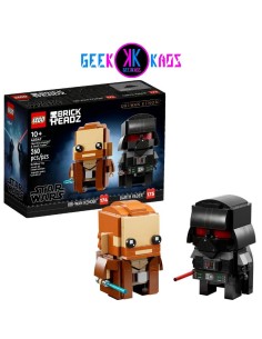 LEGO - STAR WARS - BRICHEADZ: OBI WAN KENOBI Y DARTH VADER - 260 PCS - 40547