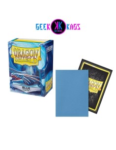 FUNDAS TCG - STANDARD MATTE - BLUE - AZUL - 100 UND - DRAGON SHIELD