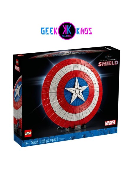 LEGO - MARVEL: INFINITY SAGA - ESCUDO DEL CAPITAN AMERICA - 3128 PCS - 76262
