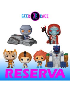 4-PACK - FUNKO POP! THUNDERCATS - MUMM-RA 1705, PANTHRO WITH THUNDERTANK 130, WilyCat & Wilykit, LION-O 45