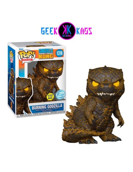 FUNKO POP! - GODZILLA VS. KONG - BURNING GODZILLA 1316 (SE) (GITD)